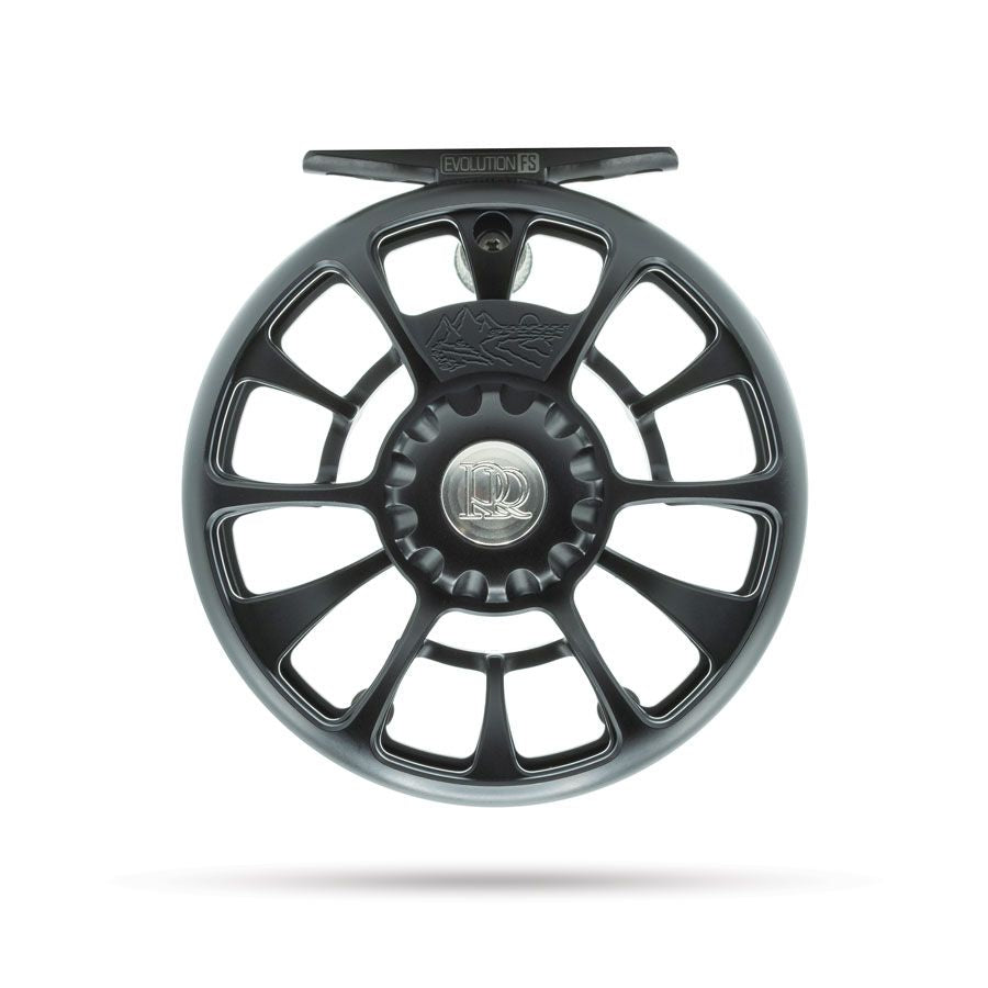 Bauer RX 1 Fly Reel - Black / Charcoal - NEW - FREE FLY LINE 