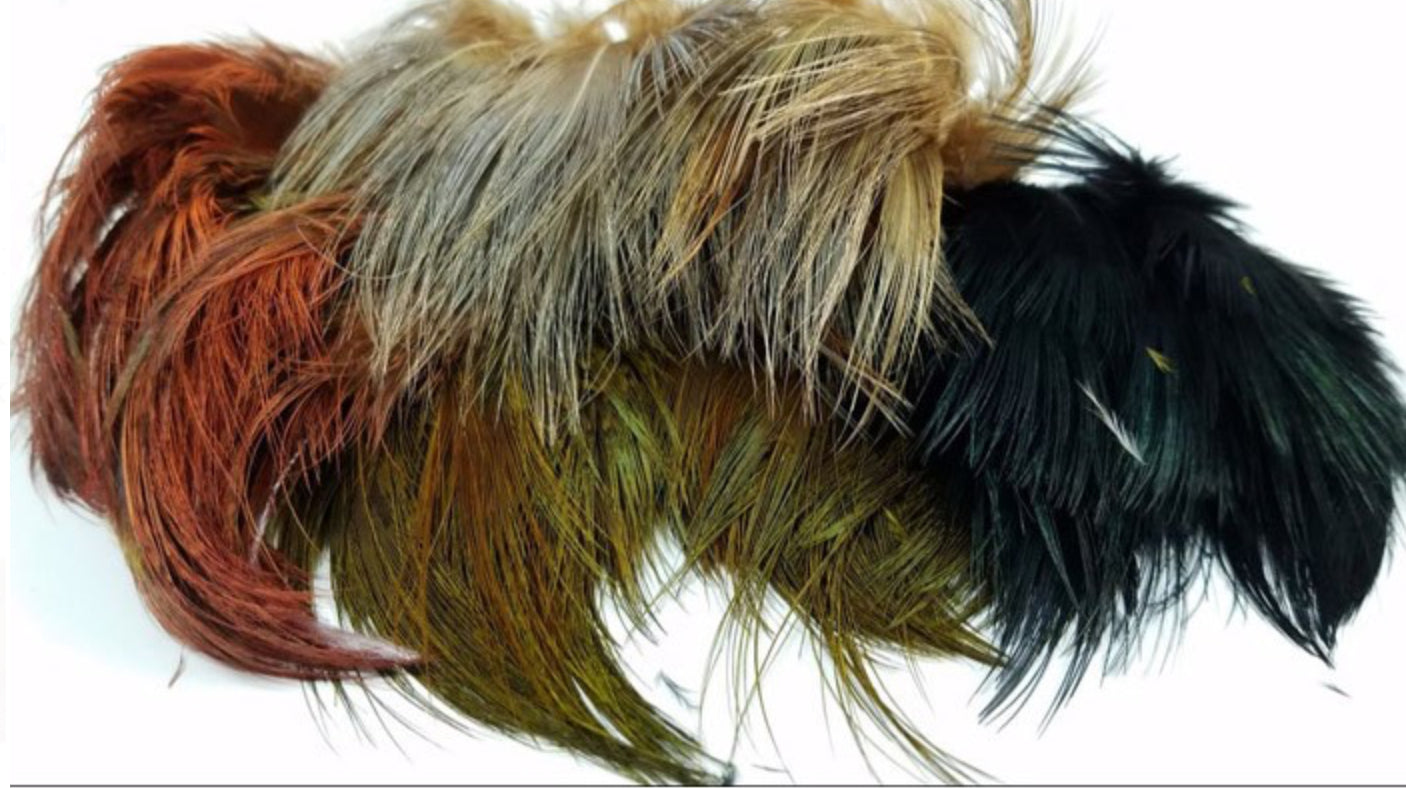 Fish Hunter Strung Ringneck Rump Hackle