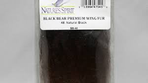 Natures Spirit Black Bear Premium Wing Fur